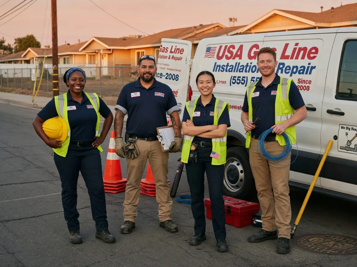 Gas Line Installation company in Gueydan, LA